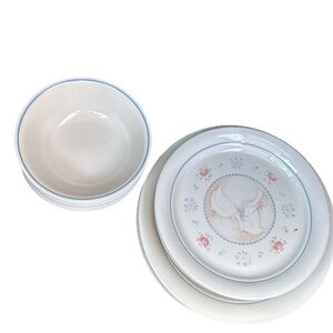 Vintage Corelle Country Promenade 12 piece dinnerware set